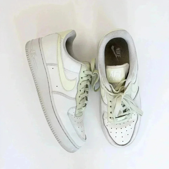 Nike Air Force 1 One Low White Lime Ice Green - Picture 1 of 7